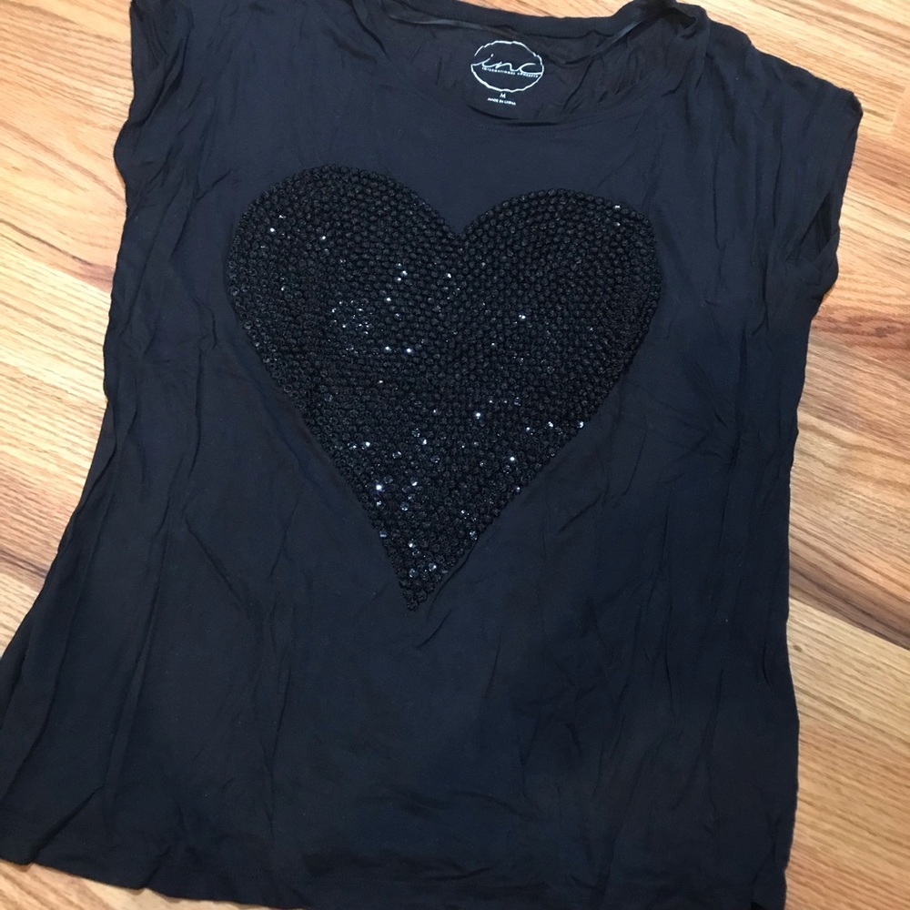 🖤I.N.C. Heart Tee - Picture 3 of 7